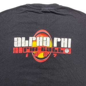 Vintage 90s Alpha Phi college fraternity frat shirt